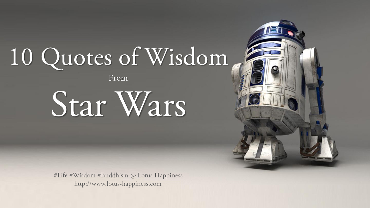 10 Quotes of Wisdom from Star Wars - Lotus Happiness